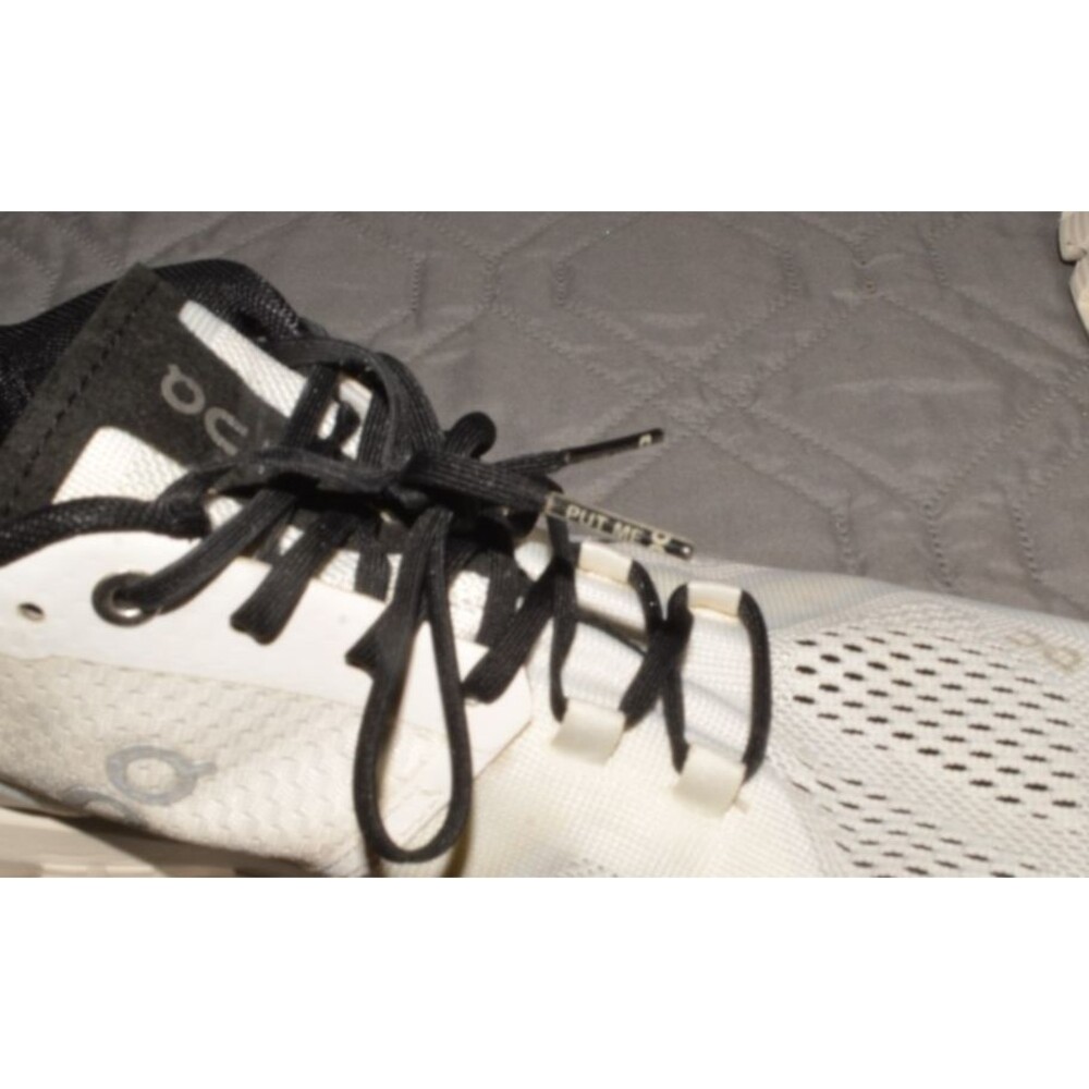 On Cloud X Women's Sz 8 Running Shoes White Black Mesh Sneakers EU 39 Athletic - Picture 7 of 9